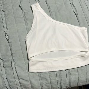 Off the shoulder crop top